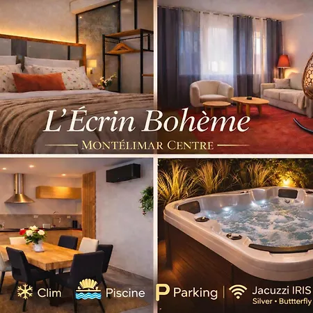 Loge Au Ptitbonheur- Jacuzzi & Piscine- Montélimar