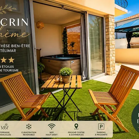 Loge Au Ptitbonheur- Jacuzzi & Piscine-